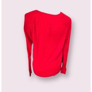 Red Size Medium Women’s Pullover Sweater